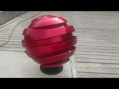 Modern Roestvrij staalbeeldhouwwerk, Geschilderd Roestvrij staal Abstract Beeldhouwwerk