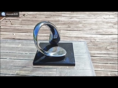 Moderne kleine roestvrijstalen interieur ornamenten Beeldhouwen