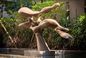Public Outdoor Bronze Sculpture , Decorative Modern Bronze Garden Ornaments